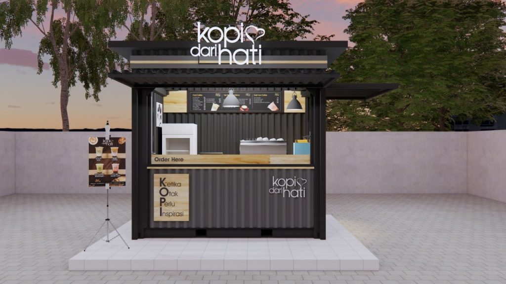 franchise booth kopi dari hati